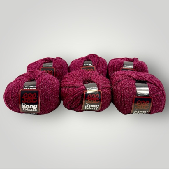 Fils Anny Blatt Wool/Mohair Yarn 6 Skeins 110 yards Irland’ Anny - Picture 1 of 6